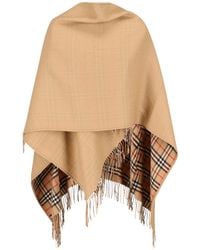 Burberry - Reversible Cape - Lyst