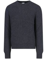 Burberry - Crewneck Knit Sweater - Lyst