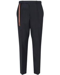 DIESEL - Tailored Belt Trousers - Lyst