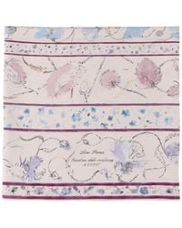 Loro Piana - Silk Scarf "Giardino Delle Eccellenze" - Lyst