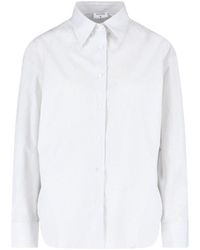 Filippa K - Hourglass Striped Cotton Formal Shirt - Lyst