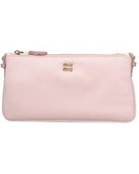Miu Miu - Logo Mini Pouch - Lyst