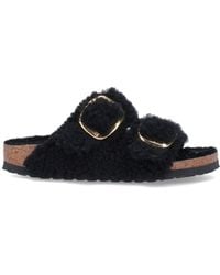 Birkenstock - Sandali "Arizona Big Buckle Shearling" - Lyst
