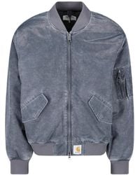 Carhartt - Washed Nylon Bomber Jacket - Lyst