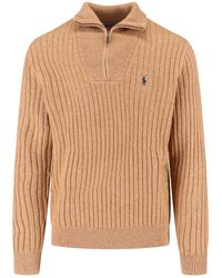 Polo Ralph Lauren - Maglione Logo A Coste - Lyst