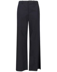 Gucci - Silk And Wool Twill Pants - Lyst