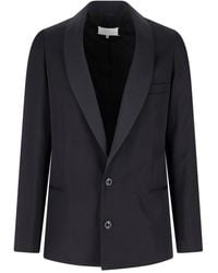 Maison Margiela - Single-Breasted Virgin Wool Blazer - Lyst