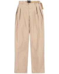 White Sand - Belt Pants - Lyst