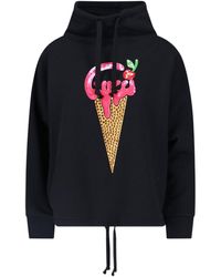 Gucci - Glitter Embroidery Hoodie - Lyst