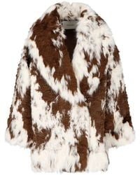 Entire studios - Faux Fur Coat "Heft" - Lyst