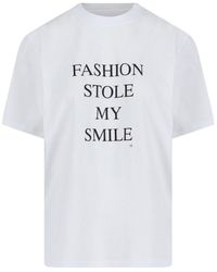 Victoria Beckham - T-Shirt "Slogan" - Lyst
