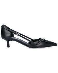 Prada - Pumps Décolleté In Pelle - Lyst