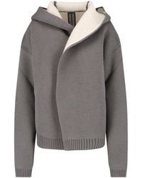 Rick Owens - Wool Hooded Jacket - Lyst