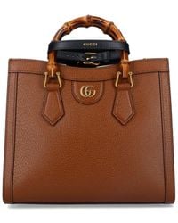 Gucci - Diana Leather Tote - Lyst