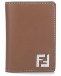 Fendi - Bi-fold Card Holder "ff Squared" - Lyst