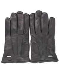 Our Legacy - Leather Stitched Logo Gloves - Lyst