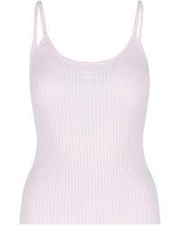 Courreges - Top Costine Logo - Lyst