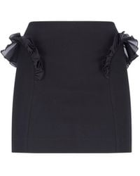 Nensi Dojaka - Ruffle Detail Mini Skirt - Lyst
