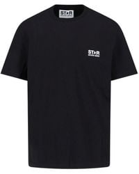 Golden Goose - Star Front Back Print T-shirt - Lyst