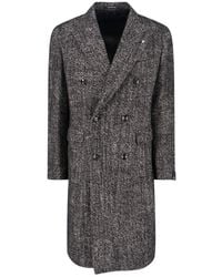 Tagliatore - Pino Lerario Double-Breasted Coat - Lyst