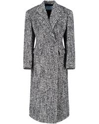 Prada - Cappotto Doppiopetto - Lyst