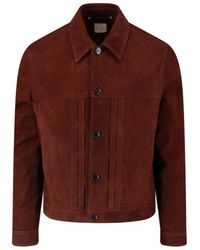 Paul Smith - Classic Collar Suede Jacket - Lyst
