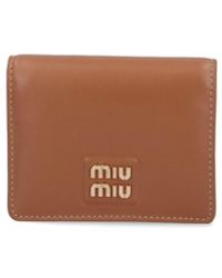 Miu Miu - Portafoglio Piccolo Logo - Lyst
