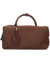 Max Mara - Suede "Holdall" Medium Bag - Lyst
