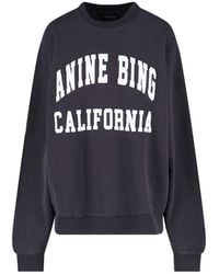Anine Bing - Miles Crew Neck Sweatshirt - Lyst