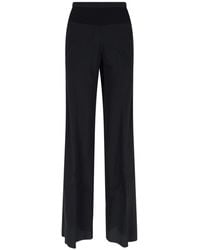 Rick Owens - Silk Blend Pants - Lyst