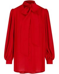Valentino - Silk Blouse - Lyst