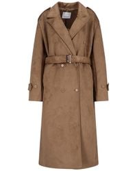 Frankie Shop - 'Pembroke' Double-Breasted Trench Coat - Lyst