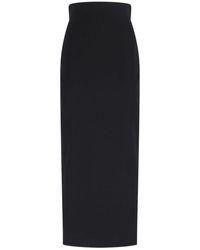 Rick Owens - Maxi Wool Skirt - Lyst
