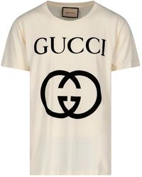 gucci men's round neck shirts & tops