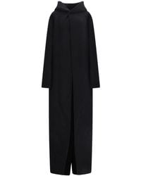 Rick Owens - Cappotto Maxi Con Cappuccio - Lyst