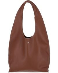 A.P.C. - A. P.C. Leather Hobo Shoulder Bag - Lyst