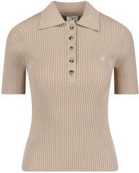 Courreges - Polo In Maglia - Lyst