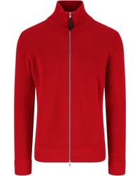 Maison Margiela - Ribbed Knit Zip Cardigan With High Collar And Four-Stitch Detail - Lyst
