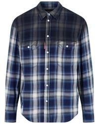 DSquared² - Camicia A Quadri - Lyst