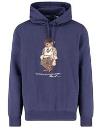 Polo Ralph Lauren - Felpa Con Cappuccio "Polo Bear" - Lyst
