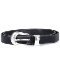 Our Legacy - Leather Belt With Buckle - Lyst