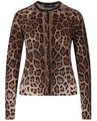 Dolce & Gabbana - Luxe Virgin Wool Crewneck Sweater - Lyst