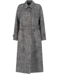 Lardini - Wool Coat - Lyst