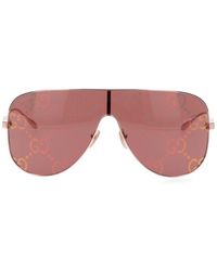 Gucci - Face Covering Sunglasses - Lyst