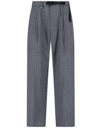 White Sand - Pants With Belt - Lyst