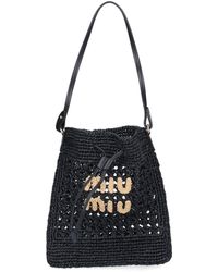 Miu Miu - Crochet Bucket Bag - Lyst