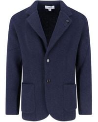 Lardini - Single-Breasted Cashmere Jacket - Lyst