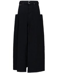 Sacai - Maxi Denim Skirt - Lyst