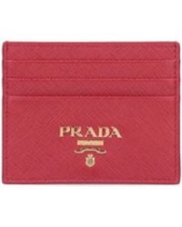 Portafogli e portatessere Prada da donna - Fino al 30% di sconto | Lyst