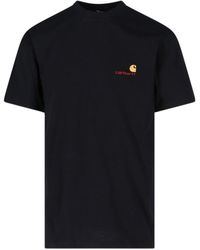 Carhartt - 'S/S American Script' T-Shirt - Lyst